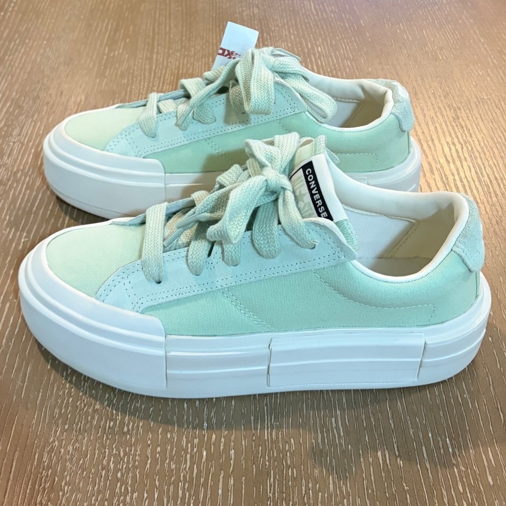 Converse Women's Platform Sneakers - Mint Green
